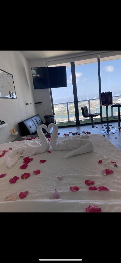 Luxury Brickell Studio Lägenhet Miami Exteriör bild