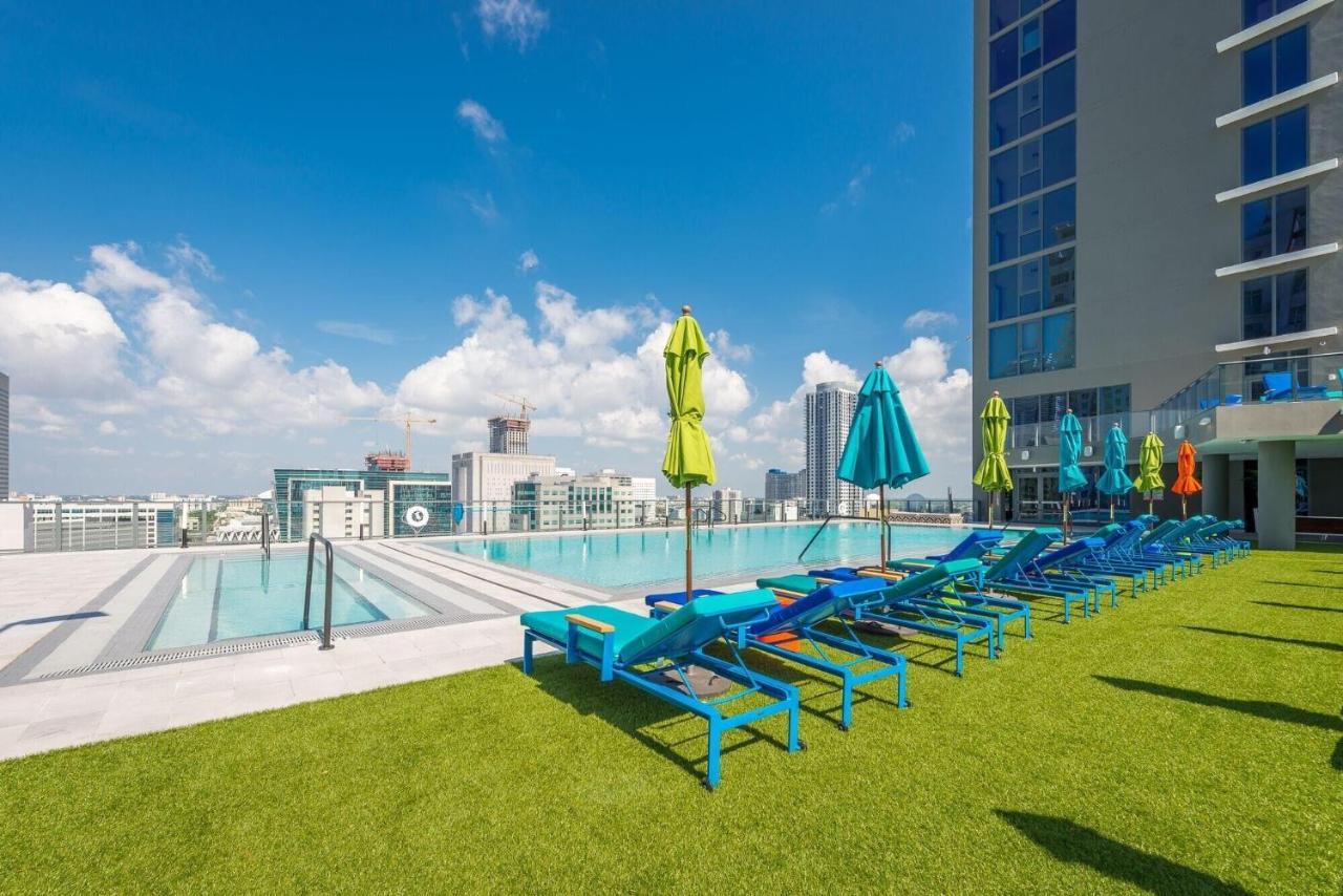 Luxury Brickell Studio Lägenhet Miami Exteriör bild